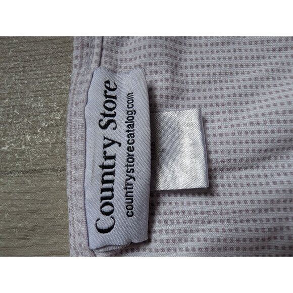 Country Store Womens Purple Floral Nightgown With Lace & Button Details - Picture 4 of 6